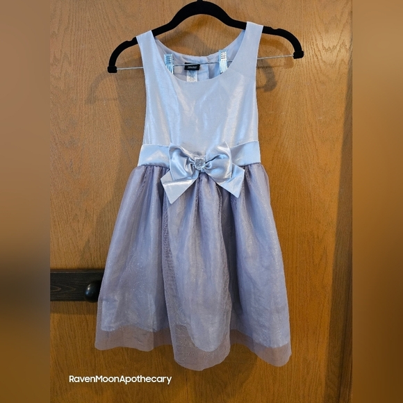 Hoilday Editions Girls Sliver Dress large 10/12 - Picture 1 of 14